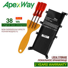 ApexWay 7.6V 38WH  C21N1347 New Laptop Battery For ASUS X554L X555 X555L X555LA X555LD X555LN X555MA 2ICP4/63/134 C21N1347 2024 - buy cheap