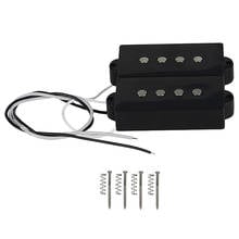 Pb P Bass Pickup Humbucker Pickup For 4 String P Bass Replacement Bass Guitar Part, Black 2024 - buy cheap