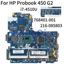 KoCoQin Laptop motherboard For HP Probook 440 450 470 G2 Core I7-4510U 216-0858030 Mainboard LA-B181P 768401-001 768401-501 2024 - buy cheap