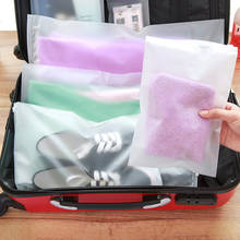 5PCS/Pack Plastic Travel Package Cloth Storage Baggage Bag Shoes Bag water-resistant Cloth Bag Zip Lock Storage Organizer Pouch 2024 - buy cheap