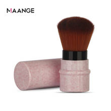 Maange Mini Retractable Portable Blusher Loose Power Foundation Blush Makeup Brush Face Brushes Beauty Cosmetic Travel Tools 2024 - buy cheap