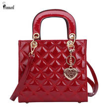 FUNMARDI 2022 New Trendy Diamond Lattice Shoulder Bag PU Leather Women's Bags Crossbody Bags Small Square Bags Tote Bag WLHB2303 2024 - buy cheap