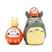 Figuras de Totoros con Damour Budaoweng, juguetes de Estudio Ghibli Miyazaki Hayao, minifiguras de colección de PVC, muñecos para niños 2024 - compra barato