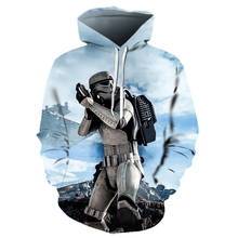 2019 quente nova star wars hoodies 3d impressão hoodies design legal moletom masculino casual treino moda star wars pullover6xl 2024 - compre barato