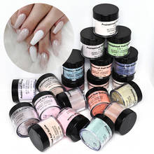 20Bottles/Set Nail Art Professional Acrylic Dip Powder Nude Colored Glitter Dust Bulk Extented/Carving/Dipping Kit Powder Tc#064 2024 - buy cheap
