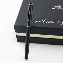 Jinhao-caneta tinteiro fina 0.38, material de metal, 0.5mm, para assinatura, papelaria 2024 - compre barato