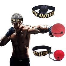 Juego de entrenamiento de mano y ojo, pelota de reflejo de boxeo montada en la cabeza a Rais, equipo de ejercicio de reacción de boxeo, gran oferta, 1 ud. 2024 - compra barato