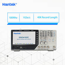 Hantek DSO4102C Oscilloscope Digital 100MHz 2 Channels Handheld Osciloscopio USB + Arbitrary/Function Waveform Generator 7Inch 2024 - buy cheap