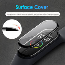 3D Screen Protector For Xiaomi Mi Band 5 Smart Watch Full Protective Non-tempered Glass Film For Mi Band 5 2024 - buy cheap