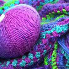 Hilo de Cachemira de colores para tejer, tejido grueso a mano, agujas de lana, tejido de ganchillo 2024 - compra barato