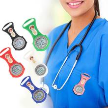 Luminous Mini Digital Silicone Calendar Nurse Watch Doctor Pocket Medical Clock 2024 - buy cheap