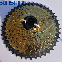 Sunshine 11speed 11-42t Cassette MTB Bicycle Freewheel Mountain Bike Flywheel Golden For Parts Shimano Xt Slx M7000 K7 Nx Gx 2024 - buy cheap