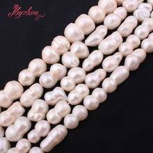 Natural Cultured Freshwater Pearl White Photo Loose Stone Beads For Jewelry Making DIY Necklace Bracelet Spacer Strand 15" 2024 - buy cheap