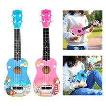 Ukulele soprano artesanal de 21 polegadas, guitarra corporal de 4 cordas para iniciantes, instrumento unissex 2024 - compre barato