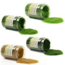 1 X 300ML 35g 12mm Static Grass Powder Turf Flock Lawn Nylon Green Yellow 2024 - buy cheap