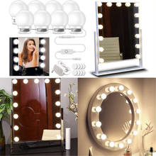 Makeup Mirror Vanity LED Light Mirror Lamp Make up Mirrors Cosmetic lights 110V 220V USB LED Bulbs for Mirror LED Light  Q25 2024 - buy cheap
