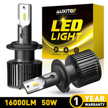 AUXITO 2x H4 LED Lamp H7 H1 LED Car Headlight H8 H11 HB3 9005 HB4 9006 LED Headlamp Mini 50W 16000LM Car Light Bulbs Automobiles 2024 - buy cheap