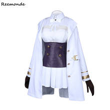 Game Azur Lane IJN Azuma Cosplay Costume Azuma 57 White Jackets Skirt Suit Synthetic Wigs Hair Party Adult Woman Girls Uniform 2024 - buy cheap