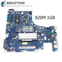 Материнская плата NOKOTION для ноутбука Lenovo, DDR3, 820M, 1 ГБ, с процессором, на бортовой ПК ACLU9/ACLU0, 5, 5, 5, 20, g91619, с процессором 2024 - купить недорого