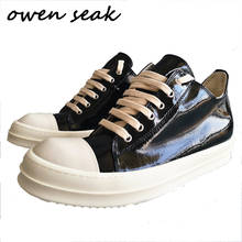 Owen Seak-zapatos de lona para hombre, zapatillas de deporte masculinas informales con cordones, de lujo, planas, de marca, de verano, talla grande, 19ss 2024 - compra barato