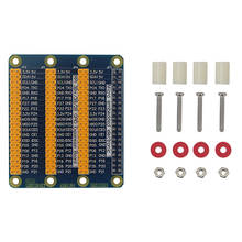 Placa de extensão gpio 1 a 3, placa de circuito de expansão diy para raspberry pi 4b/3b + 2024 - compre barato