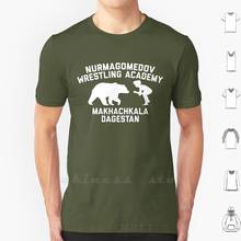 Nurmagomedov Wrestling Academy T Shirt 6xl Cotton Cool Tee Khabib Nurmagomedov Wrestling Bear Eagle Papakha Russia Dagestan 2024 - buy cheap