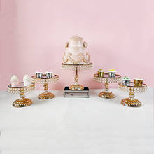 1pcs-5pcs new style pearl cake stand gold cupcake stand home party 2024 - buy cheap