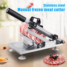 Stainless Steel Manual Frozens Meats Slicer Mutton Ham Beef Cutter Cutting Machine Kitchen Supplies D1 2024 - buy cheap