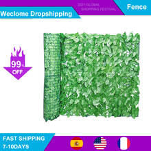 0.5x3m Artificial Leaf Garden Fence UV Fade Protected Privacy Retractable Fence For Home Backyard Wall Landscaping Wedding Decor 2024 - buy cheap