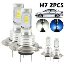 2pcs H7 LED Headlight Bulbs 360 Degree Beam Angle Car LED Fog Light Bulb 6000K Super Bright Car Headlight Bulbs Lampada DC12-24V 2024 - buy cheap