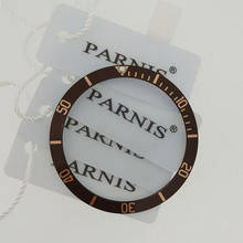 40mm Coffee Bezel Insert fit Parnis Original Model PA6050 Watch Bezel Insert 2024 - buy cheap