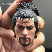 Figura de samurái japonés Miyamoto Musashi, accesorio tallado de cabeza, modelo para cuerpo de 12 ", nuevo, 1/6 2024 - compra barato