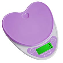 3kg/5kg 0.1/1g High-Precision Three-precision Kitchen Scales LCD Digital Scale With Backlight Heart-shaped Food Electronic Scale 2024 - buy cheap