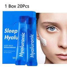 20pcs/ box Hyaluronic Acid Sleeping Mask Aloe Vera Shrink Pore Face Skin Care Moisturizing No-wash Face Mask Cream TSLM2 2024 - buy cheap