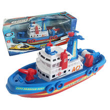Menino crianças navio modelo elétrico música marinha brinquedo de resgate barco criança alta velocidade navegação navio de guerra presentes das crianças barco a lenha 2024 - compre barato