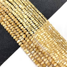 Natural Shell Beads Abacus-shaped Mother-of-pearl Loose Beads, for DIY Handmade Jewelry Necklace Bracelet 15.5 Inches In Length 2024 - buy cheap