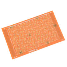Placa Universal de circuito de placa de cobre de baquelita, prototipo de una cara, 9x15, 9x15cm, 5 uds., color amarillo 2024 - compra barato