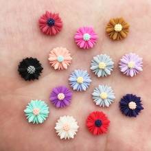 300PCS Resin Lovely 10mm Colorful Daisy Flower Flatback Stone DIY Wedding Scrapbook Appliques Ornaments Crafts F925*3 2024 - buy cheap