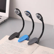 Led Book Light Mini Clip-On Flexible Bright LED Lamp Light Book Reading Lamp for Travel Bedroom Book Reader K1584 H 2024 - buy cheap