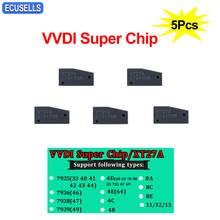 5 шт. Xhorse VVDI супер чип XT27A66 чипа для ID46/40/43/4D/8C/8A/T3/47/41/42/45/ID46 для VVDI2 VVDI/мини ключ инструмент 2024 - купить недорого