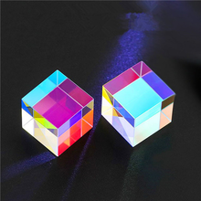 10pcs/lot 22X22X22mm Science Toys Defective Broken Used Lens Splitter Prism Cross Dichroic X-Cube Prism RGB Combiner with Flaw 2024 - buy cheap