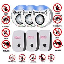 50% OFF Anti Insect Ultrasonic 300 Square Meters Of Coverage Pest Repeller Electronic Rat Mosquito Fly Mite Reject Killer Pro 2024 - buy cheap