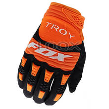 Free Shipping Troy Fox ATV MX Pawtector Mountain Bicycle Cycling Gloves Motocross Motorcycle Orange Black Gloves 2024 - buy cheap