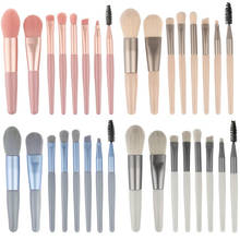 8Pcs Pro Makeup Brushes Set Foundation Powder Eyeshadow Eyeliner Lip Brush Tool 2024 - buy cheap