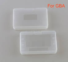 Funda de plástico transparente para Cartucho de cartas de juego, cubierta antipolvo para Nintendo Game Boy Advance GBA SP, 20 unids/lote 2024 - compra barato