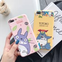 Japan Anime Happy Totoro Cat Phone Case For iPhone 7 8 6 s Plus 12 11 Pro X XS Max XR se2 Cute soft TPU Cover Fundas 2024 - buy cheap