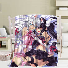 High Quality Sexy Anime Girls Blankets 3D Printing Soft Blanket Throw On Sofa/Bedding Portable Adult Travel Cover Blanket 2024 - buy cheap