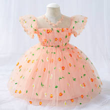 Infant Casual Cute Tutu Dress 1st Birthday Dress For Baby Girl Dress Multilayer Mesh Party Princess Dresses 3-24 Month Clothes 2024 - buy cheap