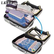 Portable Hand Rolling Type Vacuum Compressed Bags Storage Travel Accessories Space Saving Bag Clothing Seal Compressed Organizer 2024 - buy cheap