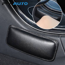 Leather Knee Pad for Car Interior Pillow Comfortable Elastic Cushion Memory Foam Universal Thigh Support Accessories 18X8.2cm 2024 - buy cheap